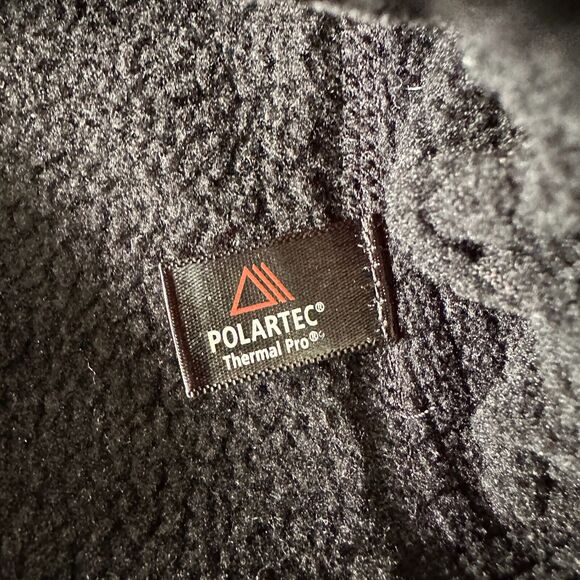 Patagonia Black Fuzzy Long Sleeve Front Full Zip Light Weight Fitted Jacket S - Picture 9 of 12